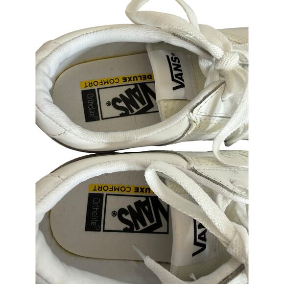 Vans Lowland CC White Leather Flying V Retro 90s Sneakers Men’s 7.5 Skater main image 7